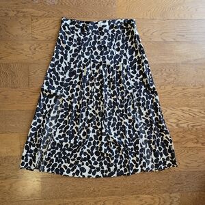 H&M Midi Skirt Double Slit Size 14 NWT